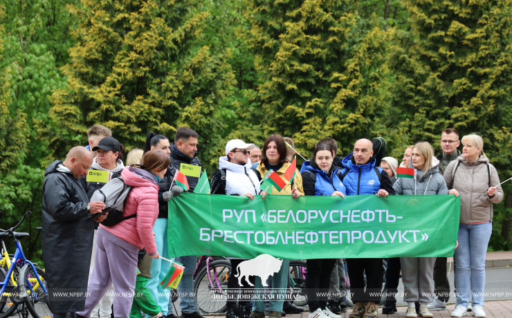 Велопробег «Дорога памяти» в Беловежской пуще: дань уважения 80-летию Победы в Великой Отечественной войне