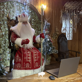 Дед Мороз принял участие в пресс-конференции РУП «Дом прессы»