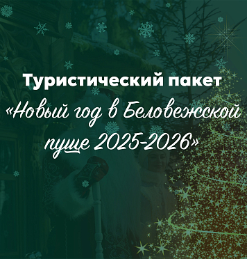 с ТУРПАКЕТАМИ «НОВЫЙ ГОД 2025-2026» в Беловежской пуще!