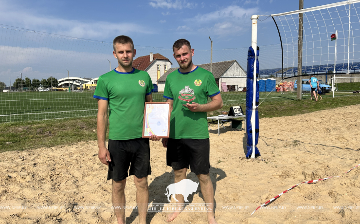 Спортивные итоги волейбольного турнира в Каменце